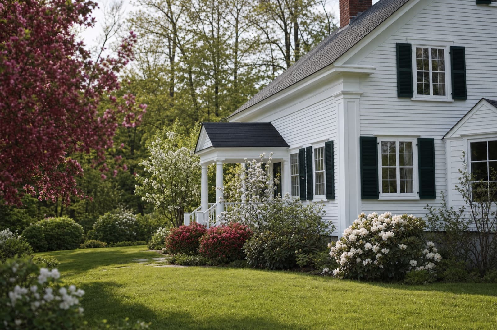 May in a New Hampshire yard